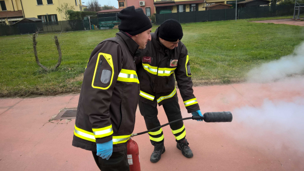 prove scarica estintore co2