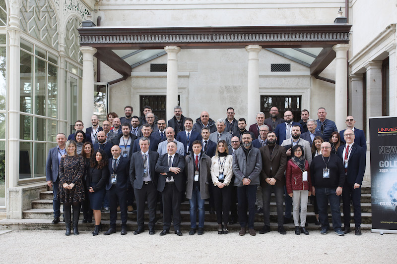Il Team Universo Gold al Meeting presso Villa Blanc sede della Luiss a Roma